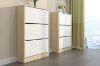 Picture of MARK II 80 Shoe Cabinet (Oak-White)