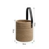 Picture of WALL HANGING Cotton Rope Plant Basket/ Storage Organizer /Planter
