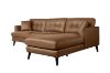 Picture of BARRET Sectional Air Leather Sofa (Brown) - Chaise Facing left