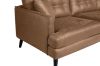 Picture of BARRET Sectional Air Leather Sofa (Brown) - Chaise Facing left