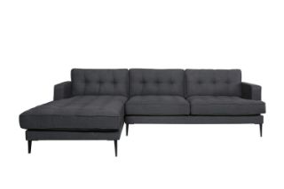 Picture of MADDOX Sectional Fabric Sofa (Grey) - Chaise Facing  Left