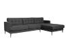 Picture of MADDOX Sectional Fabric Sofa (Grey) - Facing  Left