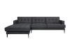 Picture of MADDOX Sectional Fabric Sofa (Grey) - Chaise Facing  Right