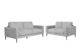 Picture of LONG ISLAND Fabric Sofa (Light Grey) - 3+2 Sofa Set