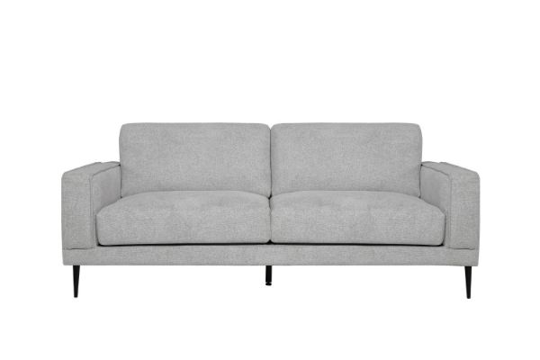 Picture of LONG ISLAND 3-Seater Fabric Sofa (Light Grey)