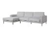 Picture of LONG ISLAND Sectional Fabric Sofa (Light Grey) - Chaise Facing Right