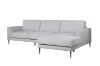 Picture of LONG ISLAND Sectional Fabric Sofa (Light Grey) - Chaise Facing Right