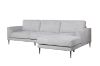 Picture of LONG ISLAND Sectional Fabric Sofa (Light Grey) - Facing Left