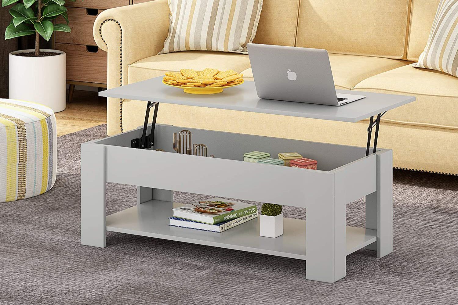 NELSON Lift-Top Coffee Table (Grey)