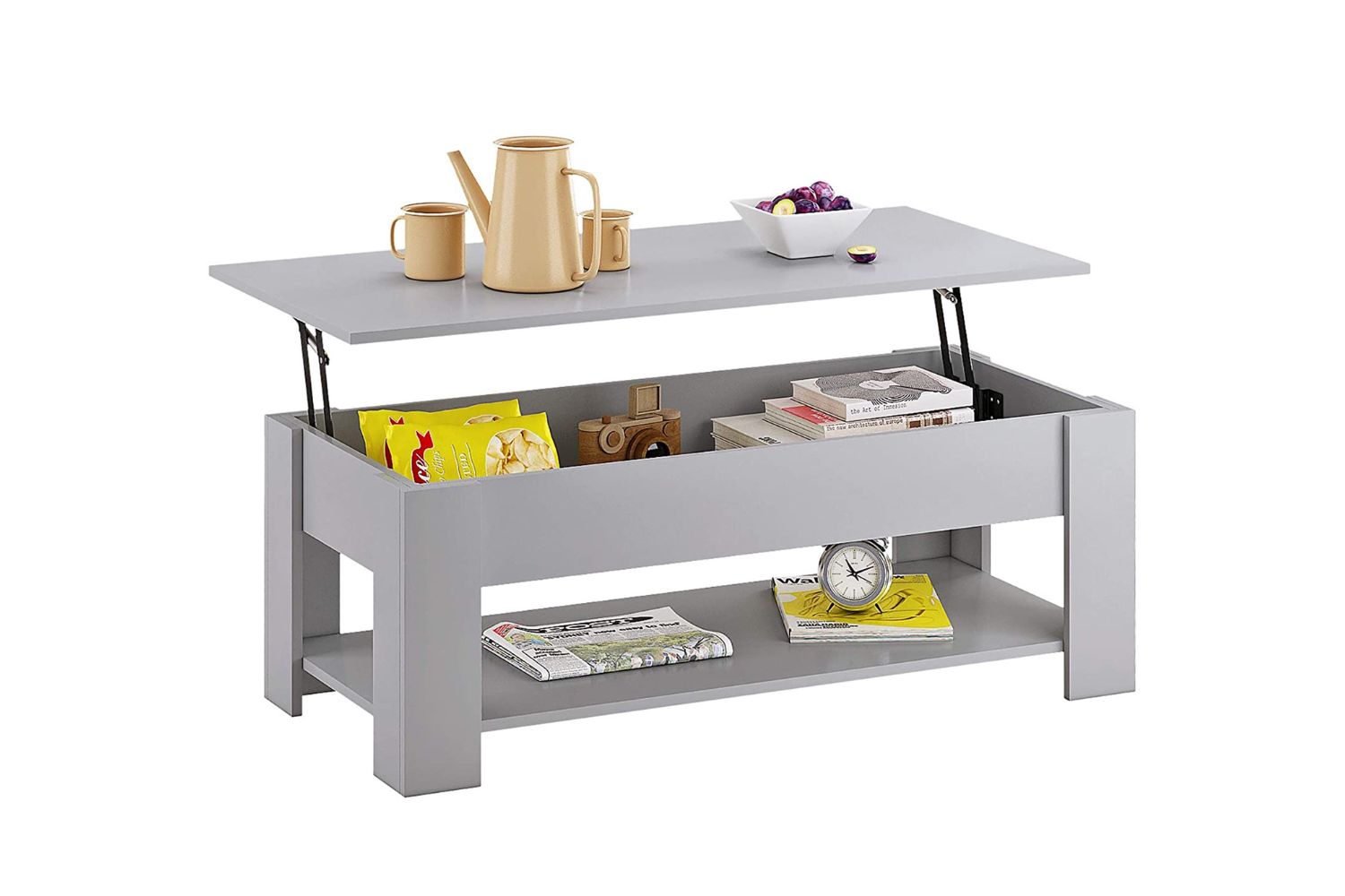NELSON LiftTop Coffee Table (Grey)