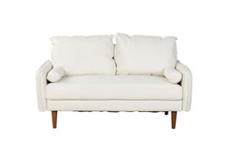 Picture of REYES 3+2 Faux Leather Sofa Range (White) - 2 Seater
