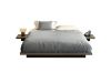 Picture of YORU Japanese Bed Base Only in Queen/Super King Size (Dark Grey)