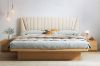 Picture of YORU Japanese Bed Base with Lift-Up Storage in Queen/Super King Size (Natural)