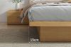 Picture of YORU Japanese Bed Base with Lift-Up Storage in Queen/Super King Size (Natural)