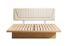 Picture of YORU Japanese Bed Base with Lift-Up Storage in Queen/Super King Size (Natural)