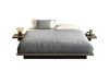 Picture of YORU 2PC/3PC Japanese Bed Base Set in Queen/Super King Size (Dark Grey)