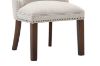 Picture of AMALA Light Beige Dining Chair (Walnut Legs) -  2 Chairs in 1 Carton