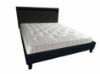 Picture of MOBBY Queen Size Faux Leather Platform Bed Frame with LED Headboard (Black)