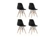Picture of DSW Replica Eames Dining Side Chair (Black) -  4 Chairs in 1 Carton