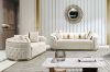 Picture of PIEDMONT Chesterfield Velvet Sofa Range (Beige) - 3+2+1 Sofa Set