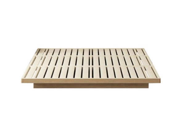 Picture of YORU Japanese Bed Base in Queen/Super King Size (Natural) - Super King