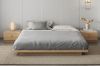 Picture of YORU Japanese Bed Base in Queen/Super King Size (Natural) - Super King