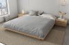 Picture of YORU Japanese Bed Base in Queen/Super King Size (Natural) - Super King