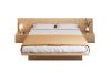 Picture of YORU 2PC/3PC Japanese Bed Base Set with Headboard in Queen/Super King Size (Natural) (All Solid Wood)