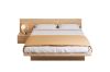 Picture of YORU 2PC/3PC Japanese Bed Base Set with Headboard in Queen/Super King Size (Natural) (All Solid Wood)