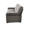 Picture of MAXX Microsuede Fabric Sofa (Grey) - 1 Seater