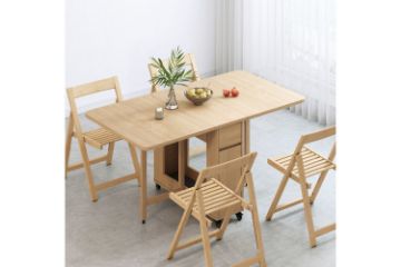 Picture of  HANSON 140 Butterfly/Foldable Dining Table (Oak Colour)