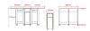 Picture of  HANSON 140 Butterfly/Foldable Dining Set (Solid Oak) - (1x) Table + (4x) Chairs