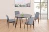 Picture of EDEN 120 Round 5PC Dining Set (Light Grey)