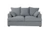 Picture of MEMPHIS Feather-Filled Sofa (Dark Grey) - 2 Seater