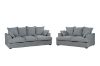 Picture of MEMPHIS Feather-Filled Sofa (Dark Grey) - 3 Seater