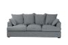 Picture of MEMPHIS Feather-Filled Sofa (Dark Grey) - 3 Seater