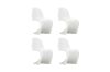 Picture of PANTON Artistic Dining Chair Replica (White) - 4 Chairs in 1 Carton