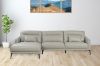 Picture of DREAMDOM Sectional Genuine Leather Sofa (Beige)