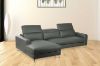 Picture of CHERADI Sectional Sofa in 100% Top Grain Leather (Grey)