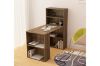 Picture of FRESNO D65 Desk with Double Side Bookcase (Dark)