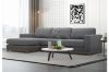 Picture of SIESTA Sectional Fabric Sofa Range (Dark Grey) - Chaise Facing Right