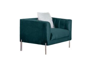 Picture of LARKIN Velvet Sofa Range (Green) - 1 Seat (Arm Chair)