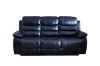 Picture of ALESSANDRO Air Leather Reclining Sofa Range (Black) - 3RR