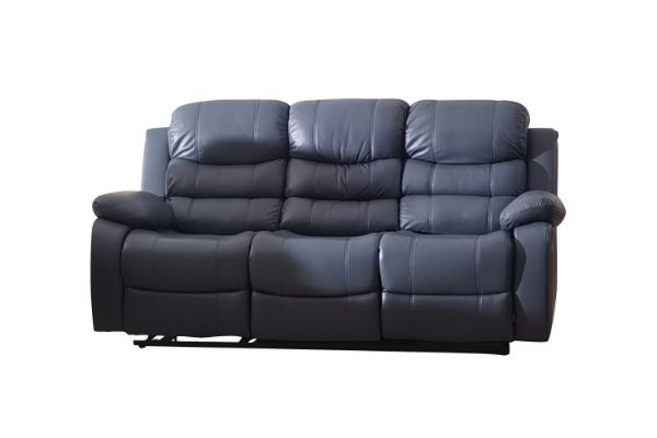 Picture of ALESSANDRO Air Leather Reclining Sofa Range (Grey) - 3 Seat Recliner Sofa (3RR)