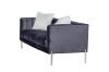 Picture of LARKIN Velvet Sofa Range (Grey) - 1 Seater