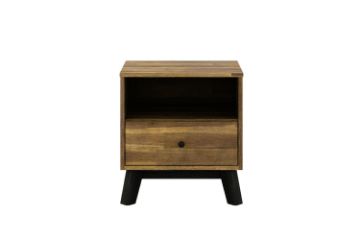 Picture of CALLA 1-Drawer Solid Acacia Wood Side Table