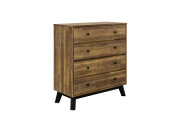 Picture of CALLA 4-Drawer Solid Acacia Wood Tallboy 