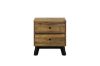 Picture of CALLA 2-Drawer Solid Acacia Wood Bedside Table