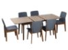 Picture of EDEN 150-194 Extension 7PC Dining Set (Charcoal)