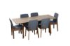 Picture of EDEN 150-194 Extension 7PC Dining Set (Charcoal)
